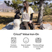 Cricut® Value Iron-On - Black (12 in x 20 ft) - HTV Heat Transfer Vinyl 🍁 All In One Marketplace Canada