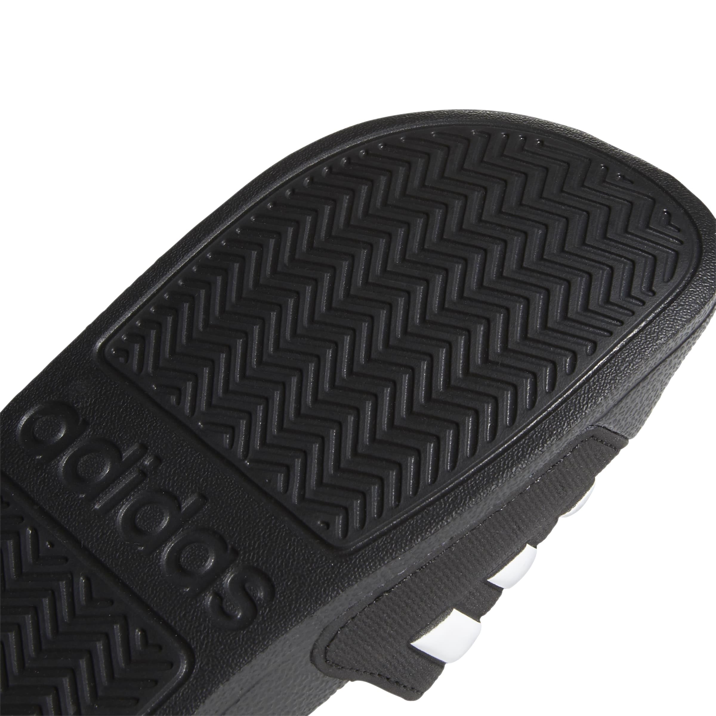 adidas Unisex Kids Adilette Shower, Core Black/White/Core Black, 5/Big Kid 🍁 All In One Marketplace Canada