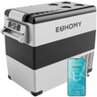 EUHOMY 12 Volt Refrigerator, 59QT(55L) Electric Cooler, 12V Fridge APP Control, 12V Cooler -4℉~68℉, Portable Freezer 12/24V DC 110-240V AC for Camping, Travel, Truck, Home 🍁 All In One Marketplace Canada