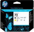 HP C9384A 72 Printhead, Matte Black/Yellow