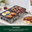Cuisinart 5-in-1 Griddler with Reversible Nonstick Grill and Griddle Plates, Silver (CGR-4NEC) 🍁 All In One Marketplace Canada