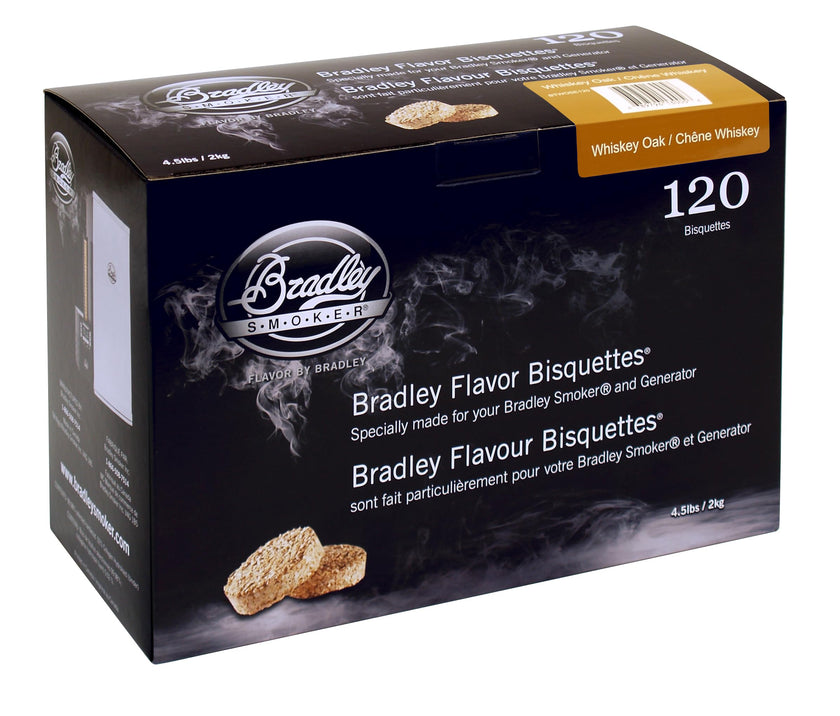Bradley Smoker Bisquettes For Grilling and BBQ, Hickory Wood Blend, 120 Pack 🍁 All In One Marketplace Canada