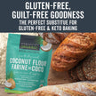 Viva Naturals Organic Coconut Flour, Gluten-Free, Unbleached & Unrefined, 4 LB 🍁 All In One Marketplace Canada