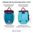 Kurgo Dog Training Treat Pouch Bag, Treat Bags for Dogs, Portable Pet Pocket Waist Clip Bag, Reflective Snack Bag for Pets, Includes Clip and Carabiner, Go Stuff-it Bag, Coastal Blue 🍁 All In One Marketplace Canada