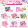 ZOOI Toddler Toys Busy Board - Montessori Toys for 1-5 Year Old Boy Girl Birthday Gifts for Kids, Sensory Toys Baby Essentials, Busy Book for Toddlers 1-5 Year Old, Airplane Activities Toys Gifts 🍁 All In One Marketplace Canada