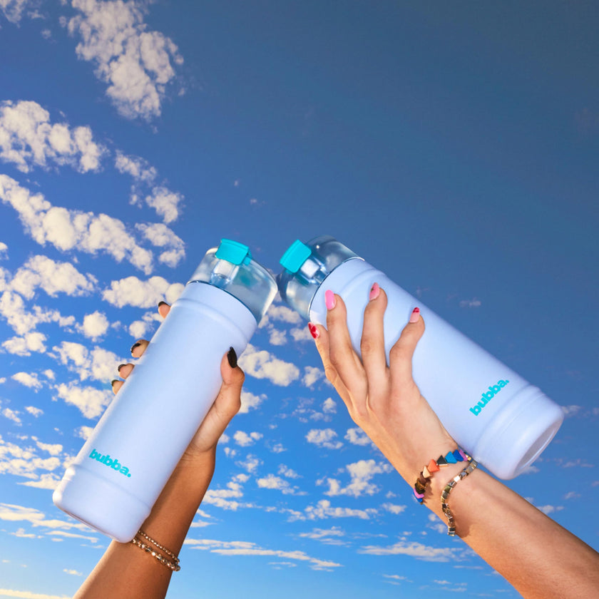 Bubba 24 oz Dualsip Water Bottle with Straw & 2-Way Lid | Leakproof Metal Tumbler | Insulated Stainless Steel | Reusable | Lightweight | Dishwasher Safe | Lead & BPA-Free | Moodbooster 🍁 All In One Marketplace Canada