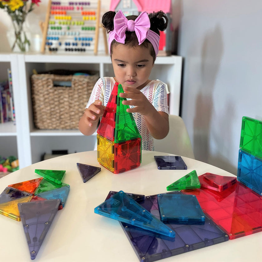 Magna-Tiles 02132 Clear Colors 32 Piece Set by Valtech Since 1997 🍁 All In One Marketplace Canada