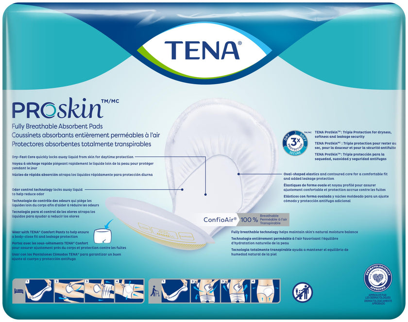 TENA Proskin Day Plus Absorbency Incontinence Pads, Unisex, 40 ct 🍁 All In One Marketplace Canada
