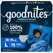 Goodnites Boys' Nighttime Bedwetting Underwear, Size Large (68-95 lbs), 75 Ct (3 Packs of 25), Packaging May Vary 🍁 All In One Marketplace Canada