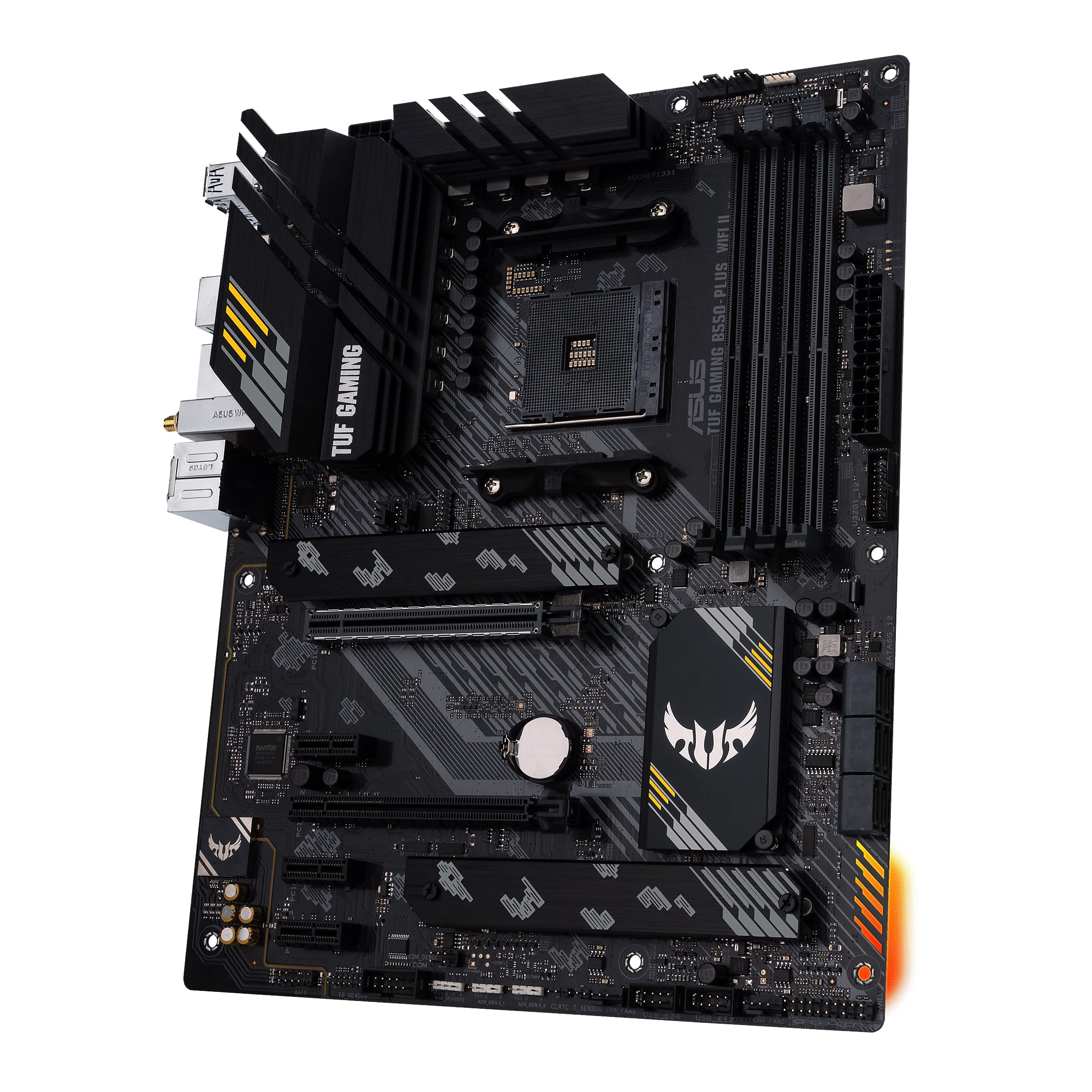 ASUS TUF Gaming B550-PLUS WiFi II AMD AM4 (3rd Gen Ryzen™) ATX Motherboard (PCIe 4.0, WiFi 6, 2.5Gb LAN, BIOS Flashback, USB 3.2 Gen 2, Addressable Gen 2 RGB Header and Aura Sync) 🍁 All In One Marketplace Canada