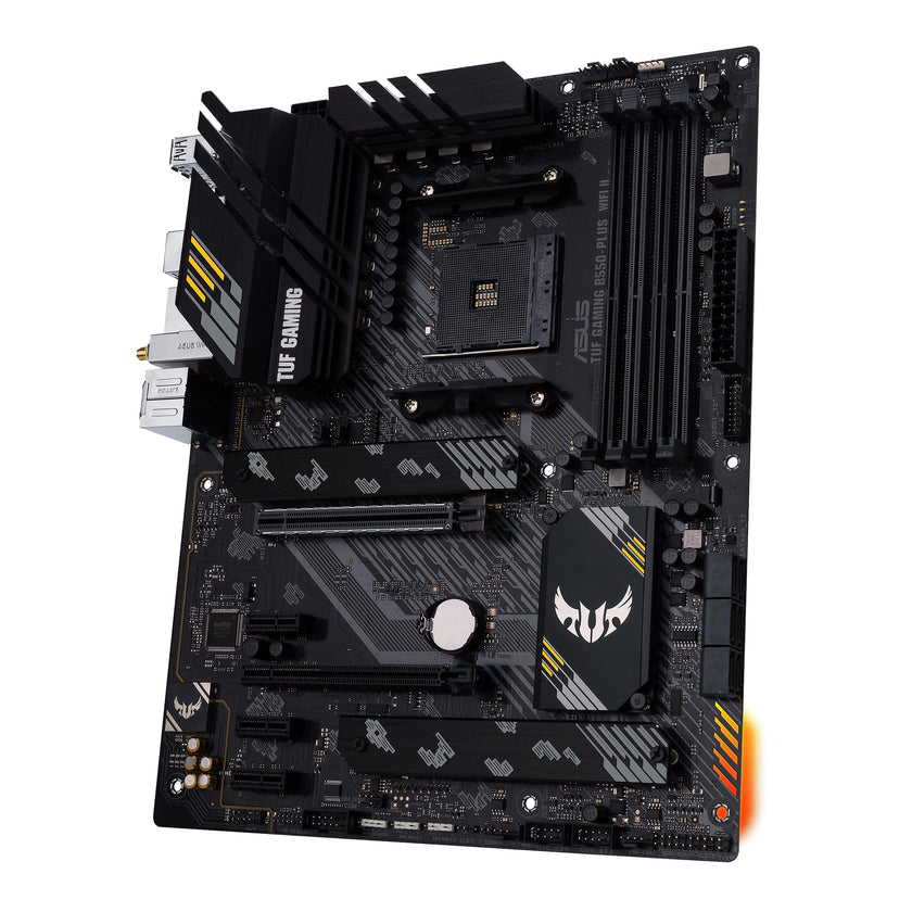 ASUS TUF Gaming B550-PLUS WiFi II AMD AM4 (3rd Gen Ryzen™) ATX Motherboard (PCIe 4.0, WiFi 6, 2.5Gb LAN, BIOS Flashback, USB 3.2 Gen 2, Addressable Gen 2 RGB Header and Aura Sync) 🍁 All In One Marketplace Canada