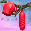 Neworld Sex Toys Rose Vibrator with 9 Sucking & Thrusting Dildo Vibrators 🍁 All In One Marketplace Canada