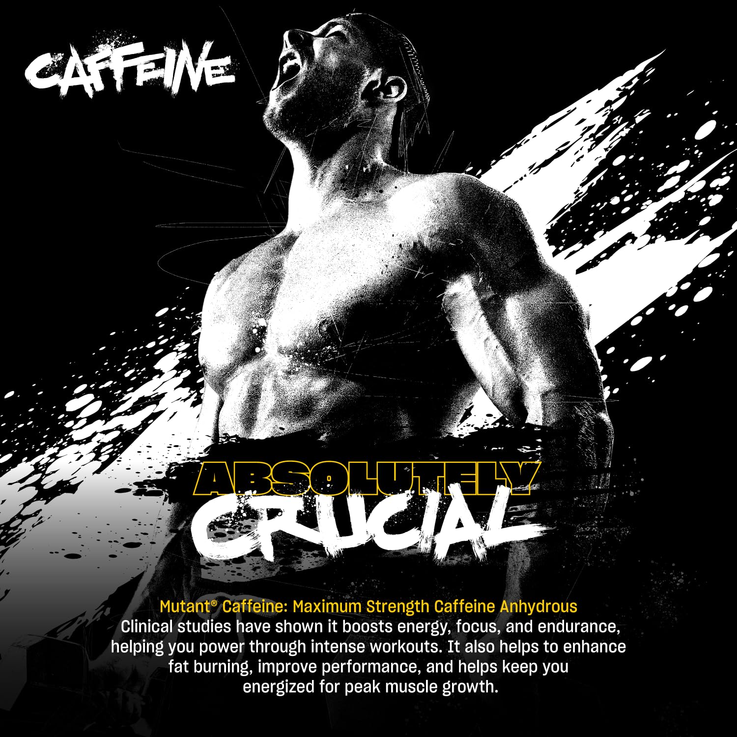 Mutant Caffeine - Maximum strength - 200mg caffeine equivalent - 240 tablets 🍁 All In One Marketplace Canada