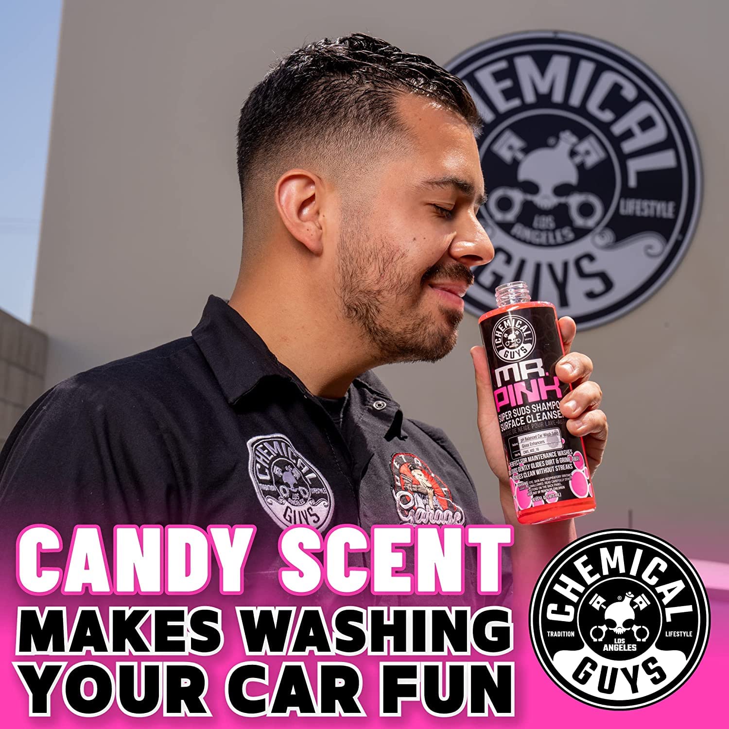 Chemical Guys Mr. Pink Foaming Car Wash Soap (Works with Foam Cannons, Foam Guns or Bucket Washes) Safe for Cars, Trucks, Motorcycles, RVs & More, 473 ml (2 Pack), Candy Scent 🍁 All In One Marketplace Canada