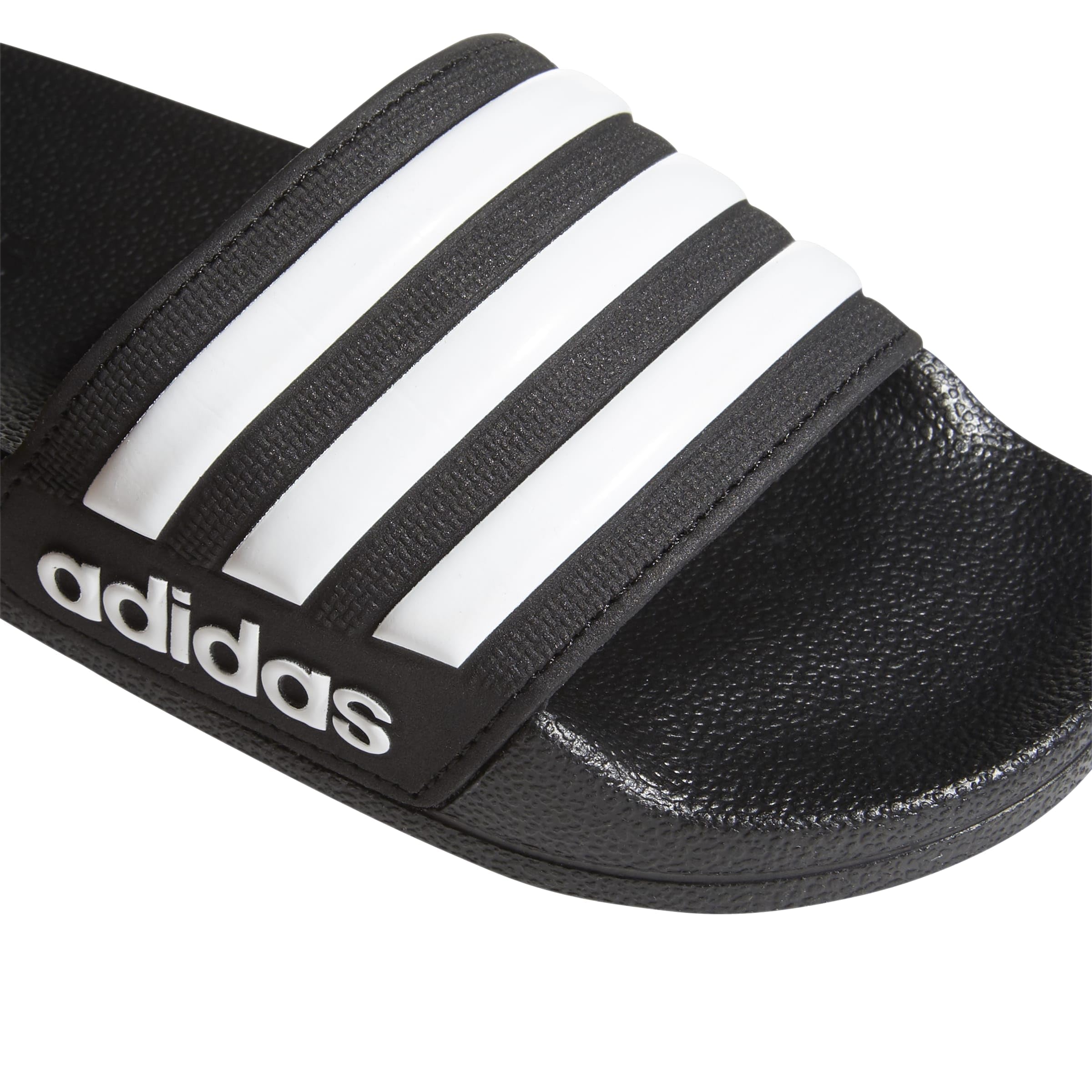 adidas Unisex Kids Adilette Shower, Core Black/White/Core Black, 4/Big Kid 🍁 All In One Marketplace Canada