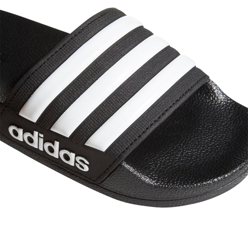 adidas Unisex Kids Adilette Shower, Core Black/White/Core Black, 4/Big Kid 🍁 All In One Marketplace Canada