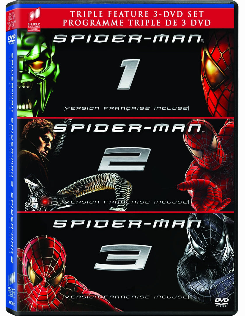Spider-Man 1-3 Trilogy (Spider-Man/Spider-Man 2/Spider-Man 3) (Bilingual)