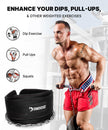 DMoose Dip Belt for Weightlifting, Weight Belt with Chain for Pullup, Gym Lifting Belt for Powerlifting, Squat, Bodybuilding, Heavy Duty Steel, Workout Belt with Comfortable Neoprene Support 🍁 All In One Marketplace Canada