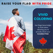 ByFloProducts Premium Canada Flag - Canadian Flags 3x5 Feet Outdoor Heavy Duty - Durable Nylon, Embroidered Maple Leaf, Quadruple Stitched, Vivid Colors 🍁 All In One Marketplace Canada