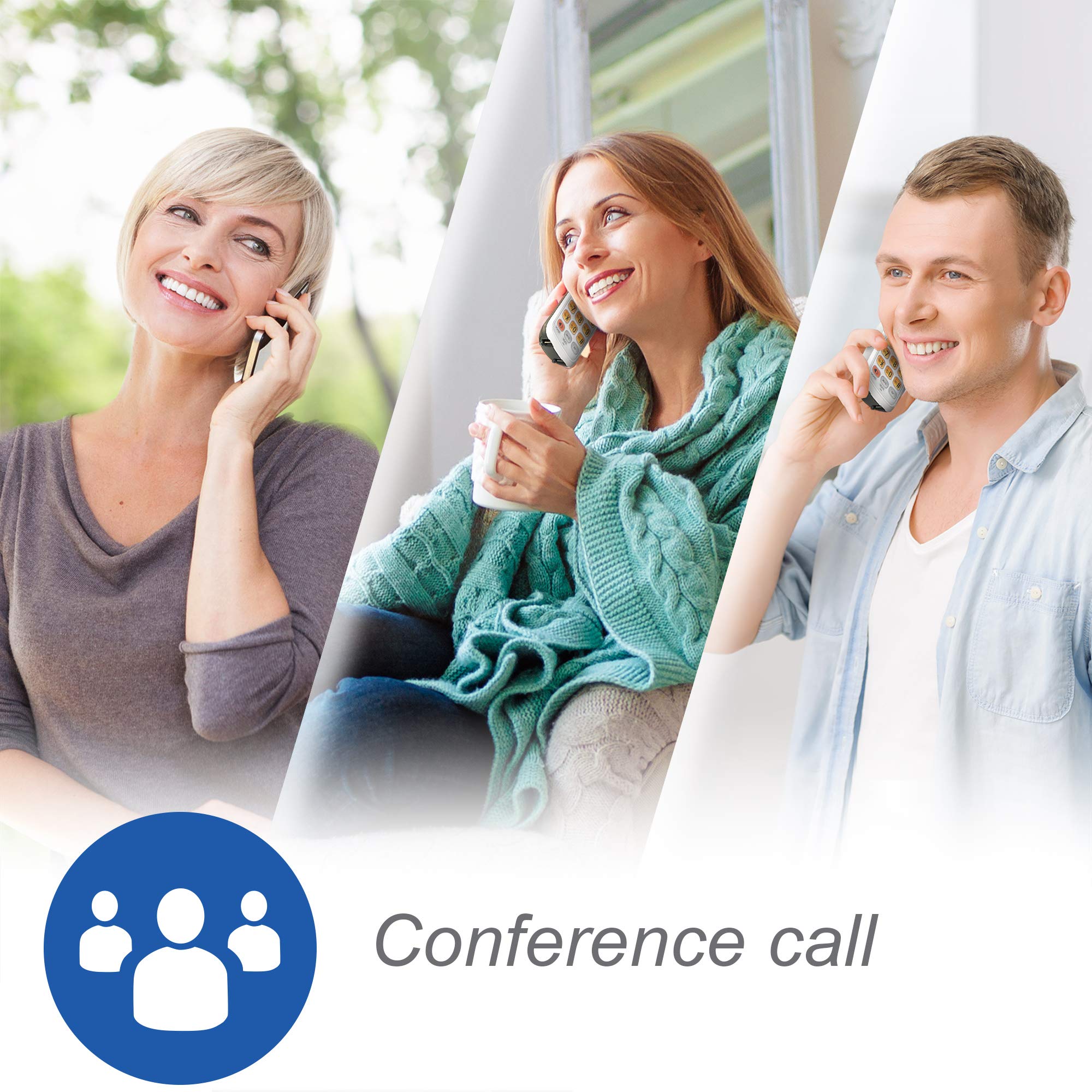 AT&T DECT 6.0 3 Cordless Phones with Caller ID, Handset Speakerphones, White and Grey 🍁 All In One Marketplace Canada