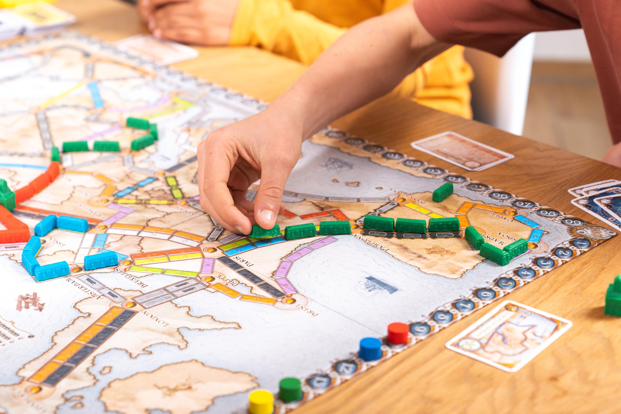 Ticket to Ride Europe Board Game | Family Board Game | Board Game for Adults and Family | Train Game | Ages 8+ | For 2 to 5 players | Average Playtime 30-60 minutes | Made by Days of Wonder 🍁 All In One Marketplace Canada