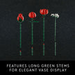 LEGO Botanicals Bouquet of Roses Artificial Flowers - Fake Red Roses Building Set for Adults, Ages 18+ - Gifts for Birthdays - Home Decor for Table Display - 10328 🍁 All In One Marketplace Canada