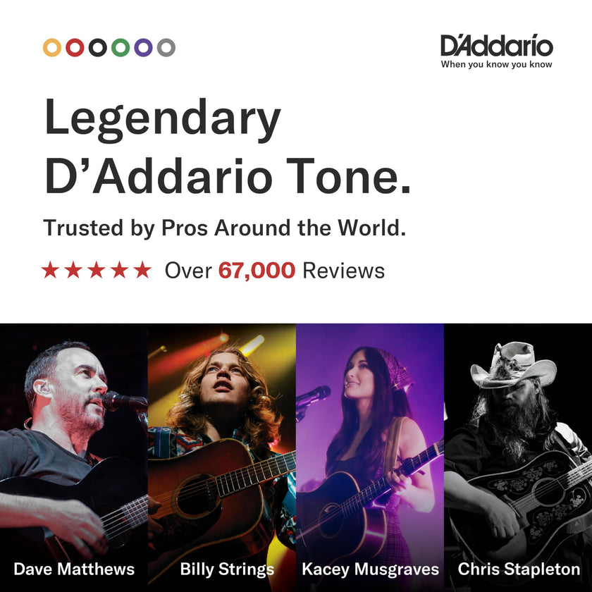 D'Addario EJ16 Phosphor Bronze Acoustic Guitars Strings 3 Pack - Light 12-53 🍁 All In One Marketplace Canada