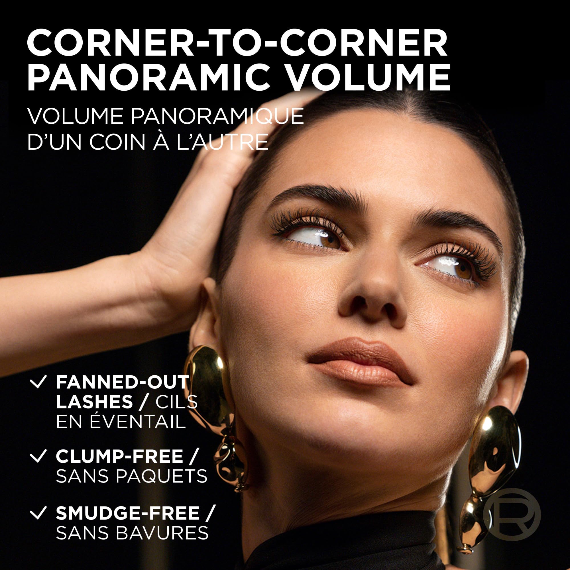 L'Oreal Paris Voluminous Panorama Mascara, Volumizing & Waterproof Mascara, Up to 1.4x Bigger-Looking Eyes, Black, 9.9 mL 🍁 All In One Marketplace Canada