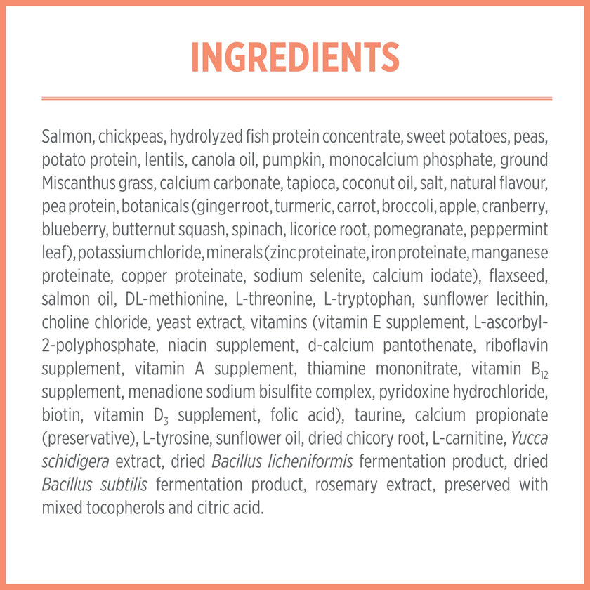 Nutrience Care Sensitive Skin & Stomach Hypoallergenic Adult Dog Food, 10 kg (22 lb), Salmon & Pumpkin, Grain & Gluten Free, Fresh Canadian Protein, Dry Dog Food, Nourriture Pour Chien 🍁 All In One Marketplace Canada