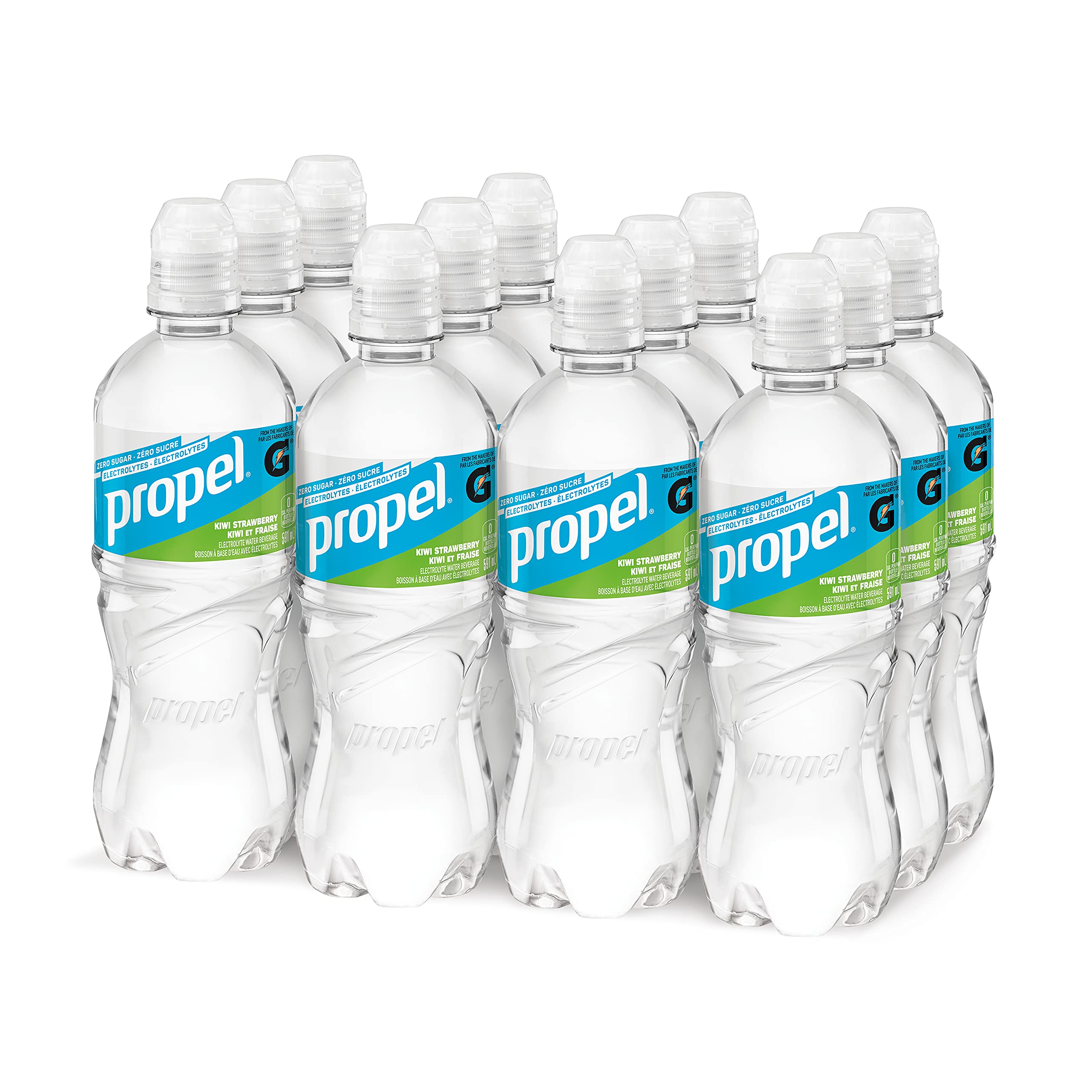 Propel Kiwi Strawberry enhanced water with Gatorade electrolytes, 591 mL bottles, 12 pack 🍁 All In One Marketplace Canada