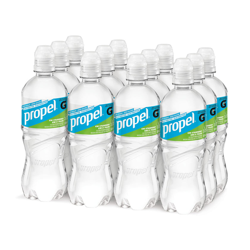 Propel Kiwi Strawberry enhanced water with Gatorade electrolytes, 591 mL bottles, 12 pack 🍁 All In One Marketplace Canada