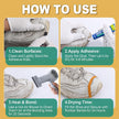 Shoe Glue, Extra Strong Shoe Repair Adhesive - Permanent, Clear, Waterproof Glue for Sneakers, Boots, Heels, Canvas, Soles, Handbags, Leather, Rubber, Vinyl - 20ml x 2 PCS 🍁 All In One Marketplace Canada