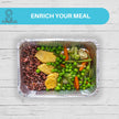 Aluminum Pans with Lids (50-Pack, 8.5
