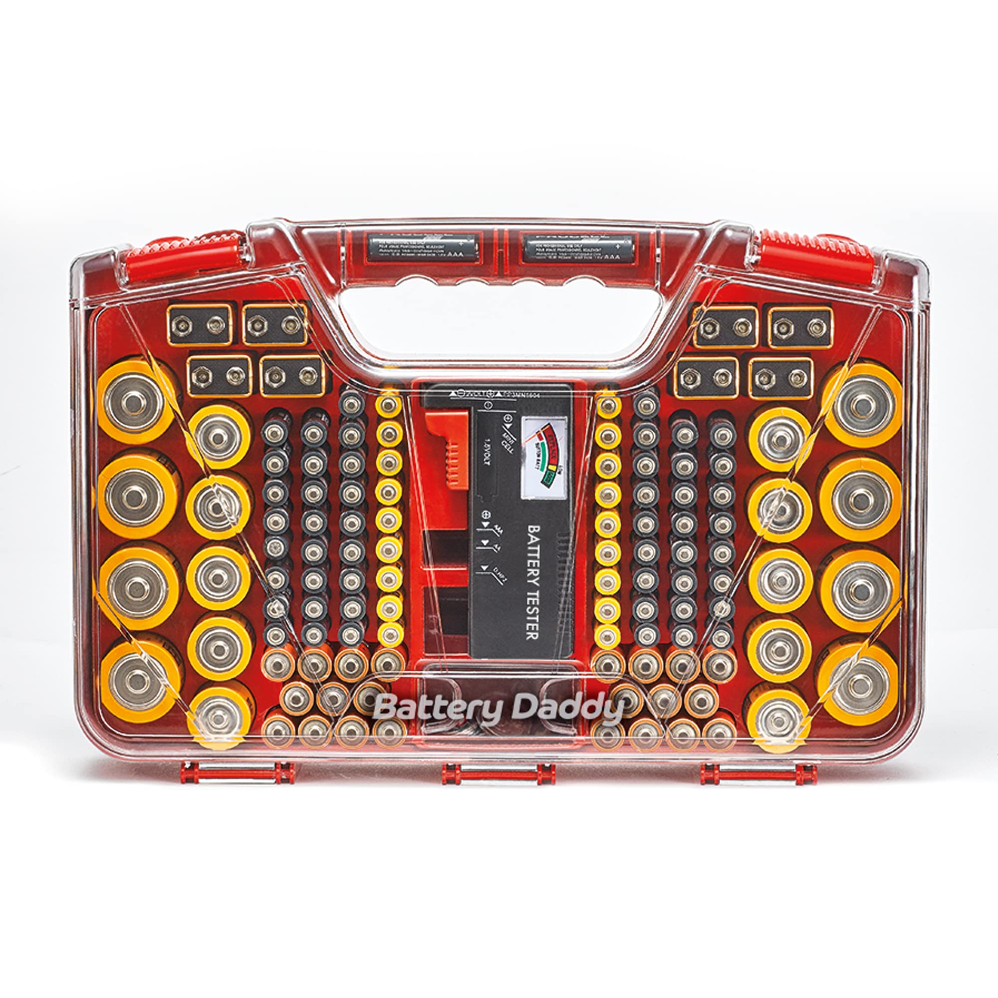 Ontel Battery Daddy 180 Battery Organizer and Storage Case with Tester, 1 Count, As Seen on TV 🍁 All In One Marketplace Canada