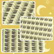 Lash Clusters Natural Eyelash Clusters 8-12MM Wispy Lash Extensions C Curve Individual Lashes Clear Band Cluster Lashes Clean Makeup DIY Lash Pack (Short Ver.) 🍁 All In One Marketplace Canada