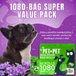 Pet N Pet Dog Poop Bags - USDA Certified 41% Plant-Based Doggy Poop Bags - Leak-Proof Sac Caca Chien Refill Rolls (1080 Count, Lavender Scented, Green) 🍁 All In One Marketplace Canada