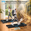 Walking Pad with 9% Incline, FOUSAE 3 in 1 6.2 MPH Treadmill for Home with Double Frame 330 LB Weight Capacity, 2.5 HP Under Desk Walking Pad Treadmill with 12 HIIT Programs, Magnetic Remote Control 🍁 All In One Marketplace Canada