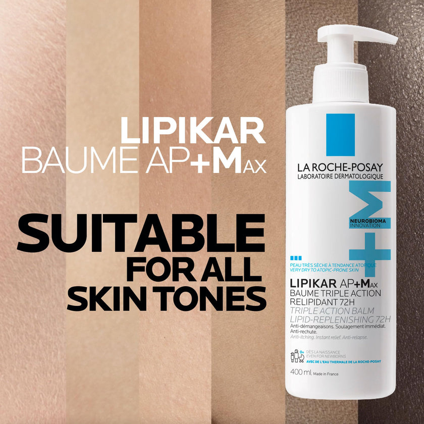 La Roche Posay Lipikar Baume AP+Max, Body Lotion for Dry Skin, Soothing Cream with Shea Butter & Niacinamide for Body, Face & Hands, Fragrance Free, Recommended by Dermatologists, 400mL 🍁 All In One Marketplace Canada