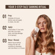 Nuda CloudMist Face Tan Water | Buildable Facial Tanning Mist for Light to Medium Complexions | Infused with Vitamins and White Tea & Rosehip Extracts | Lightweight, Bronzer-Free Formula, (75 mL) 🍁 All In One Marketplace Canada
