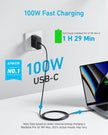 Anker MacBook Charger, Compact and Foldable 100W USB C Charger for MacBook Air, Samsung Galaxy, iPad Pro, and More, 5FT USB C Cable Included 🍁 All In One Marketplace Canada