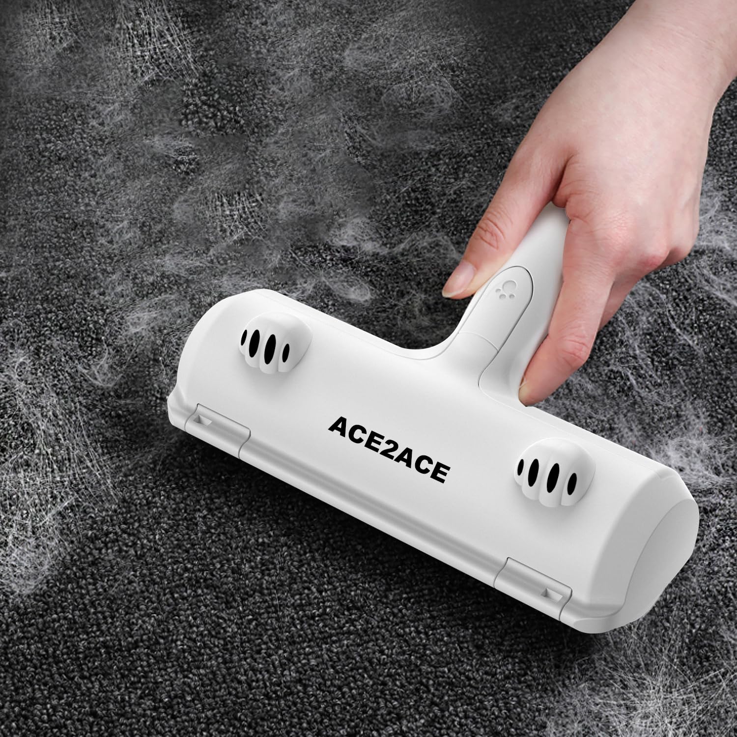 Pet Hair Remover Roller, ACE2ACE Reusable Animal Hair Removal Brush for Dogs and Cats, Self Clean Pet Fur from Carpet, Furniture, Rugs, Laundry, Clothes and Bedding, Sofa 🍁 All In One Marketplace Canada