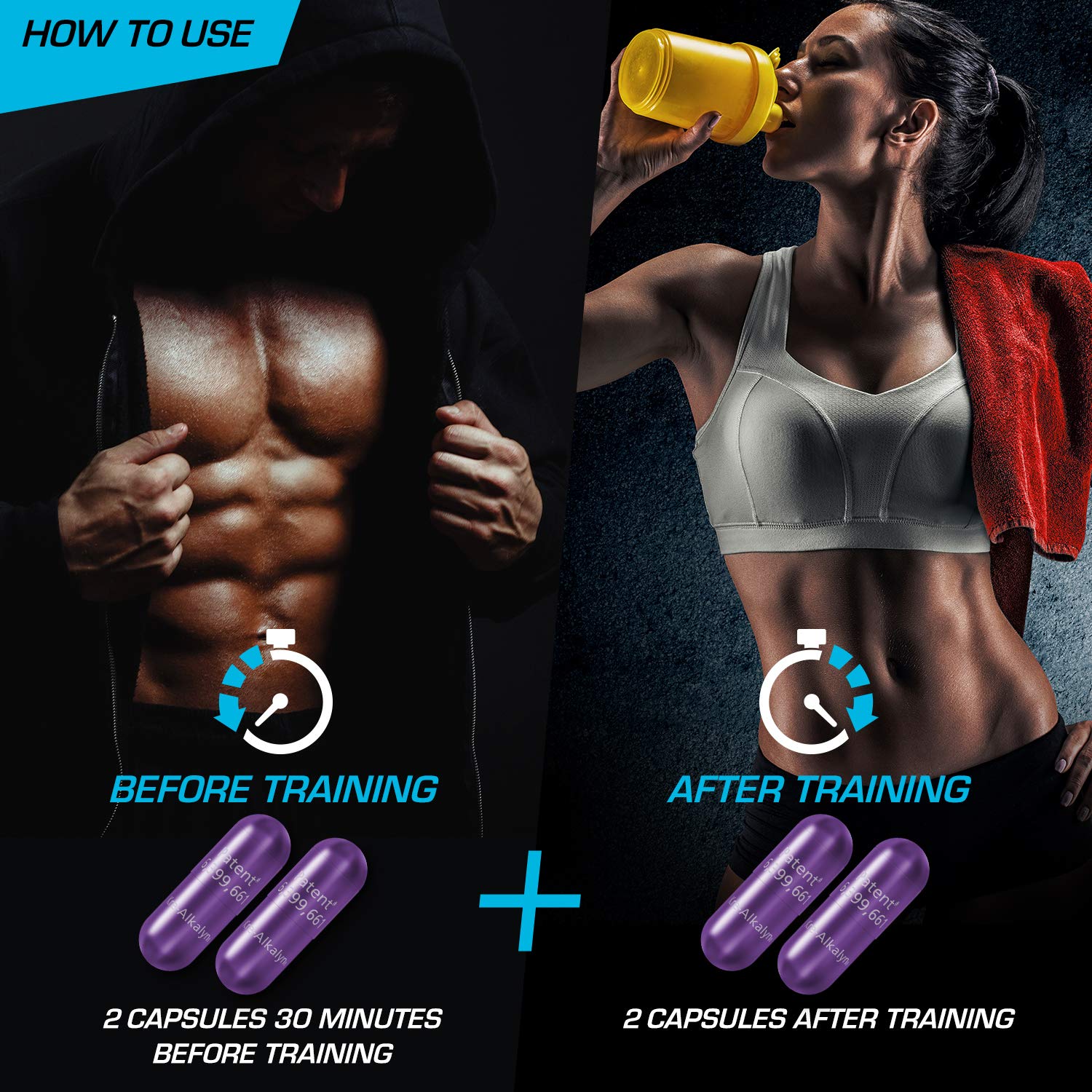 EFX Sports Kre-Alkalyn | PH-Correct Creatine Monohydrate | Multi-Patented Formula, Gain Strength, Build Muscle & Enhance Performance I No Bloating, No Water Retention - 192 Capsules 🍁 All In One Marketplace Canada