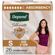 Depend Silhouette Adult Incontinence Underwear for Women, Maximum Absorbency, Small, Pink, 26 Count 🍁 All In One Marketplace Canada