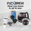 Hamilton Beach FlexBrew Trio 3-Way Coffee Maker, Single Serve & 12 Cup Drip Coffee Maker, Pod & Ground Coffee Compatible, Fast Brewing, Programmable, 56 oz Reservoir, Black (49902C) 🍁 All In One Marketplace Canada
