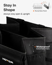 HOTOR Trunk Organizer - Car Organizer, Foldable Trunk organizer for SUVs & Sedans, Car Accessories, Tools, Sundries, 2 Compartments, Black 🍁 All In One Marketplace Canada