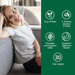 Organika Canadian-Made Belli Bliss Fibre | High Fibre Blend, 4 Diverse Sources of Fibre | Supports Digestive Health, Constipation Relief, Weight Control - Unflavoured, 420g 🍁 All In One Marketplace Canada