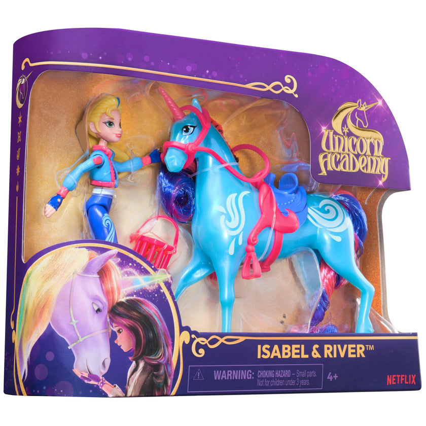Unicorn Academy, Isabel & River with 2 Accessories & Hair Tool, Dolls & Unicorn Toys for Girls Ages 4 and Up 🍁 All In One Marketplace Canada