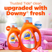 Tide Plus Boost of Ultra Downy Liquid Laundry Detergent, April Fresh Scent, 83 Loads, Laundry Detergent Liquid with Long-Lasting Freshness, 3.4 L 🍁 All In One Marketplace Canada