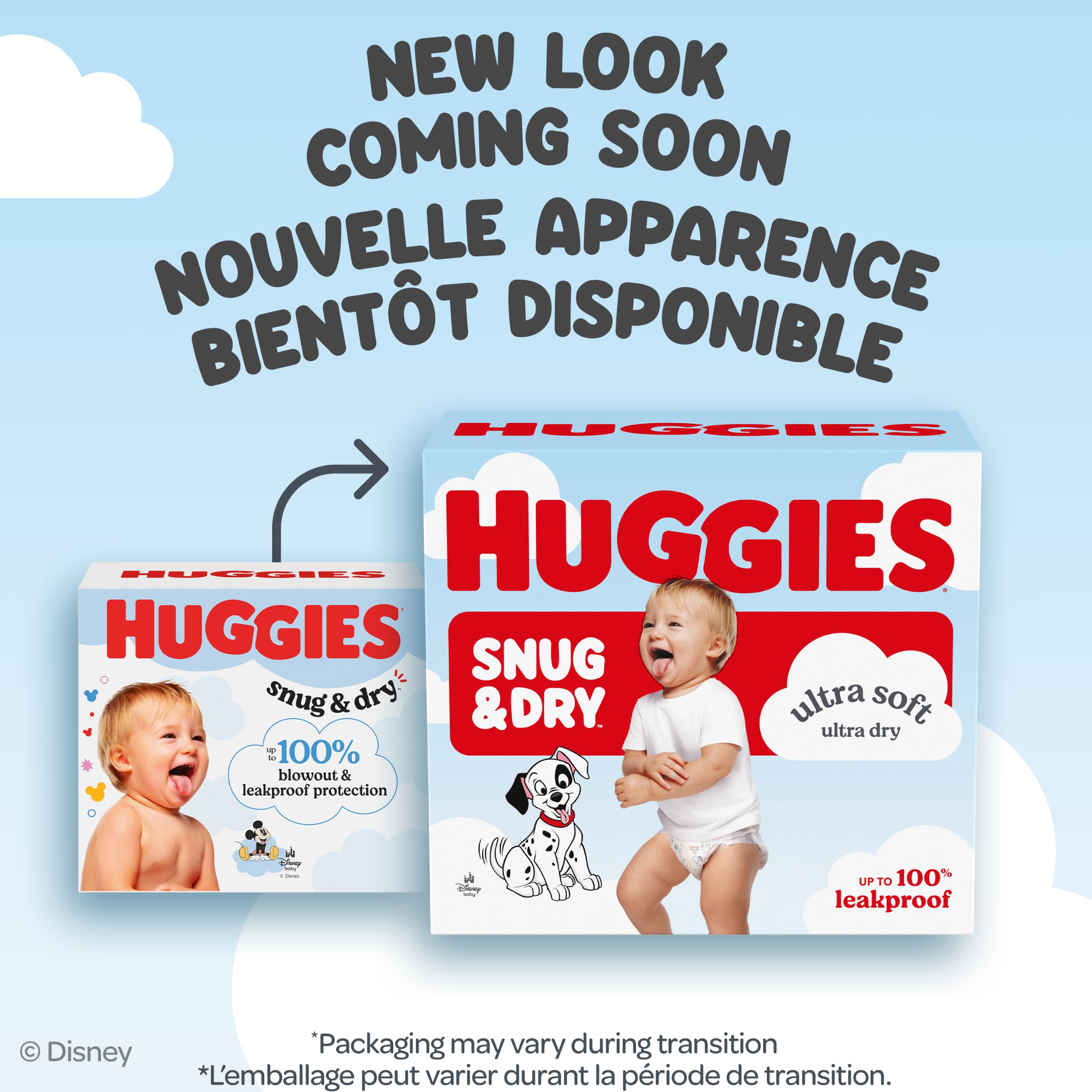 Huggies Size 6 Diapers, Snug & Dry Baby Diapers, Size 6 (28-44 lbs), 112 Count, Packaging May Vary 🍁 All In One Marketplace Canada