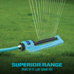 Aqua Joe SJI-OMS16 Indestructible Metal Base Oscillating Sprinkler with Adjustable Spray 🍁 All In One Marketplace Canada